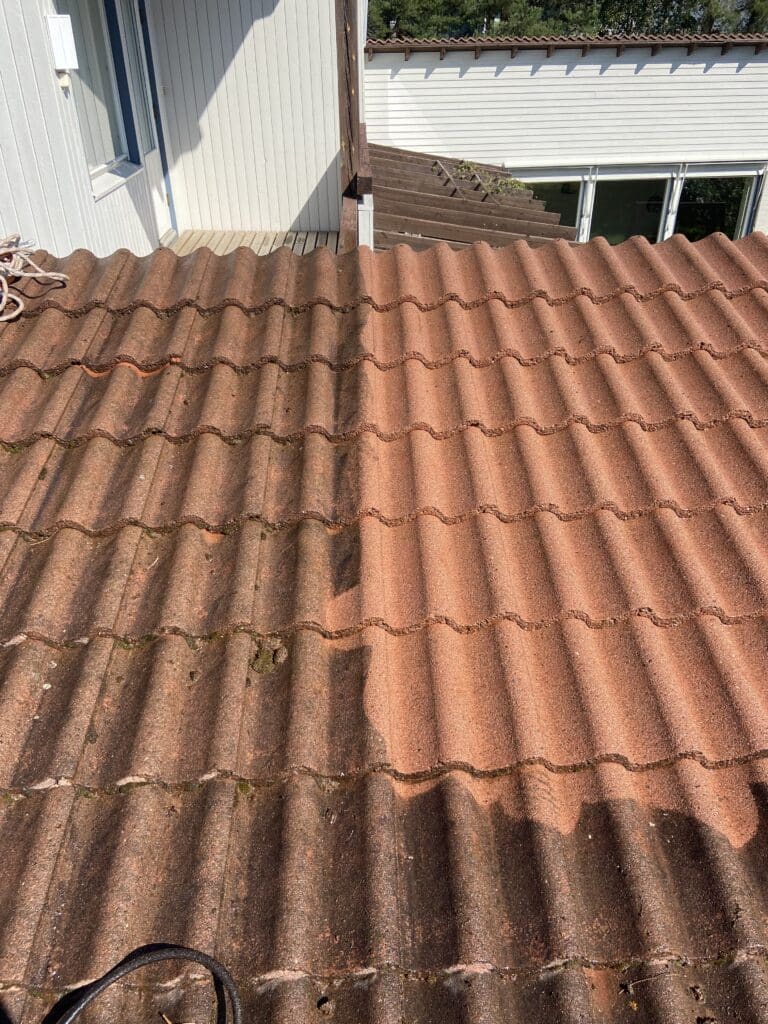 Tiilikaton puhdistus