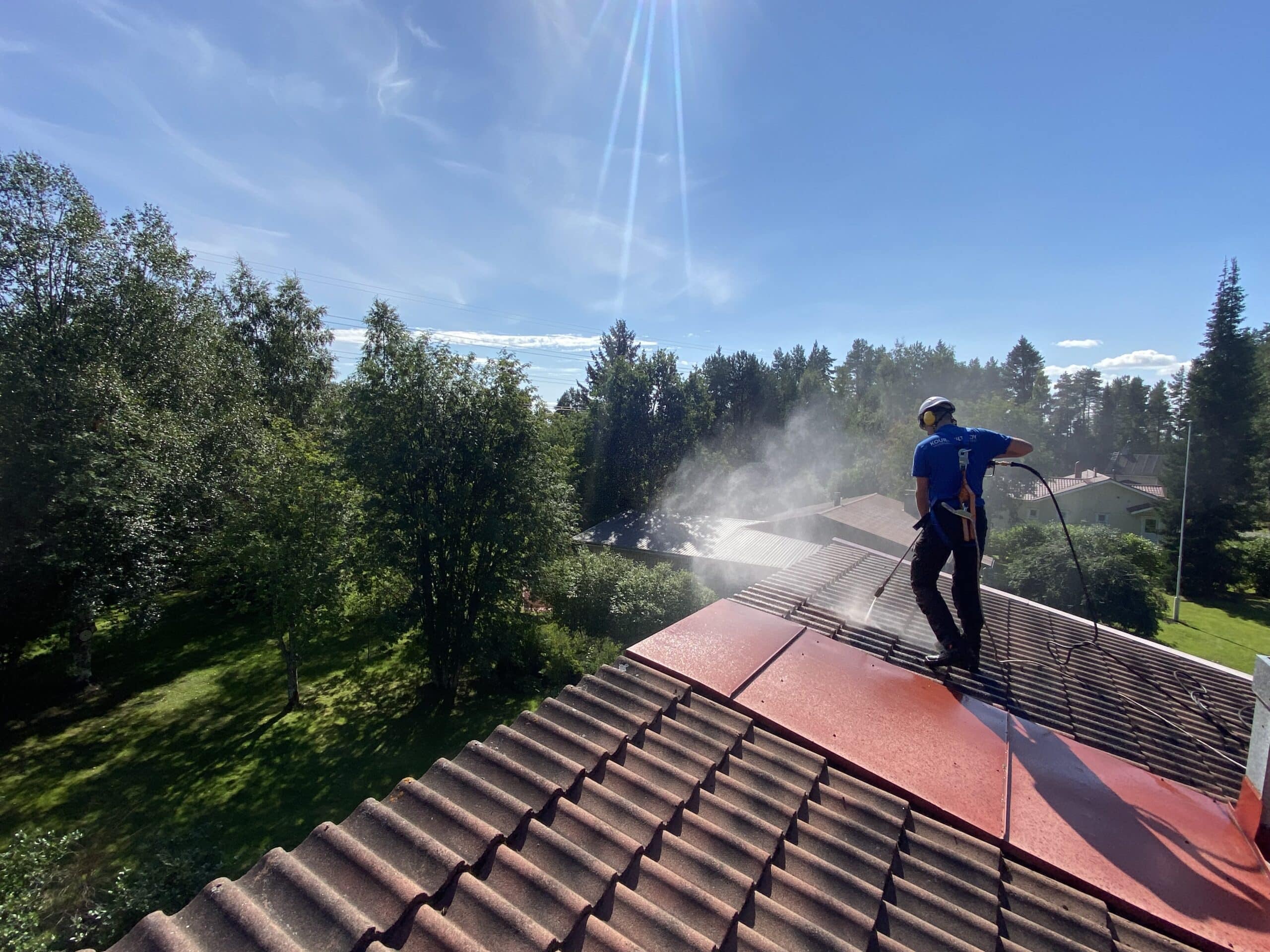 Tiilikaton puhdistus & pinnoitus