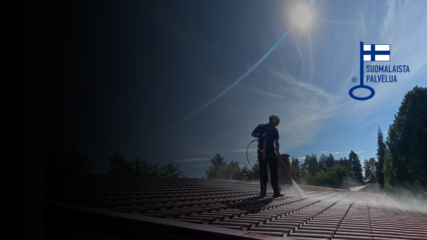 Kattojen ja rännien puhdistus